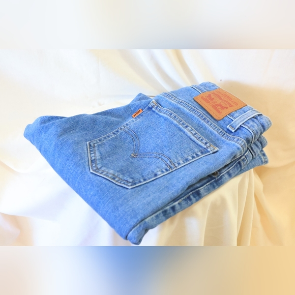 Levi's 721 Vintage High Rise Women's Skinny Jeans Size 28 Orange Tab - Picture 8 of 11